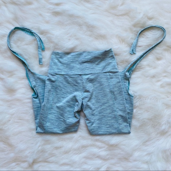 Onzie Yoga Ballerina Mint Heather Leggings - Picture 5 of 7